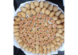Enroladinho de salsicha R$80,00