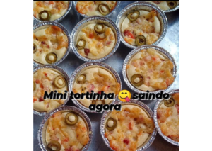 Mini tortinha R$100,00